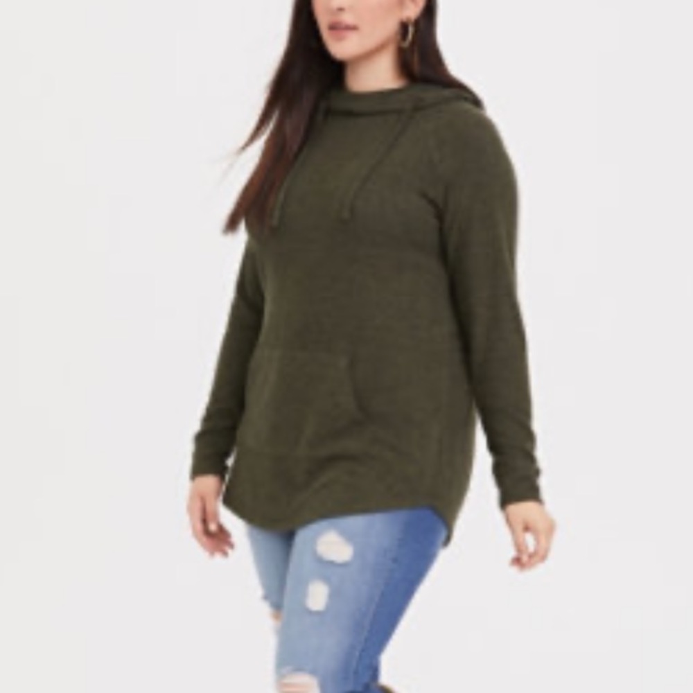 Torrid size 4 Olive hoodie